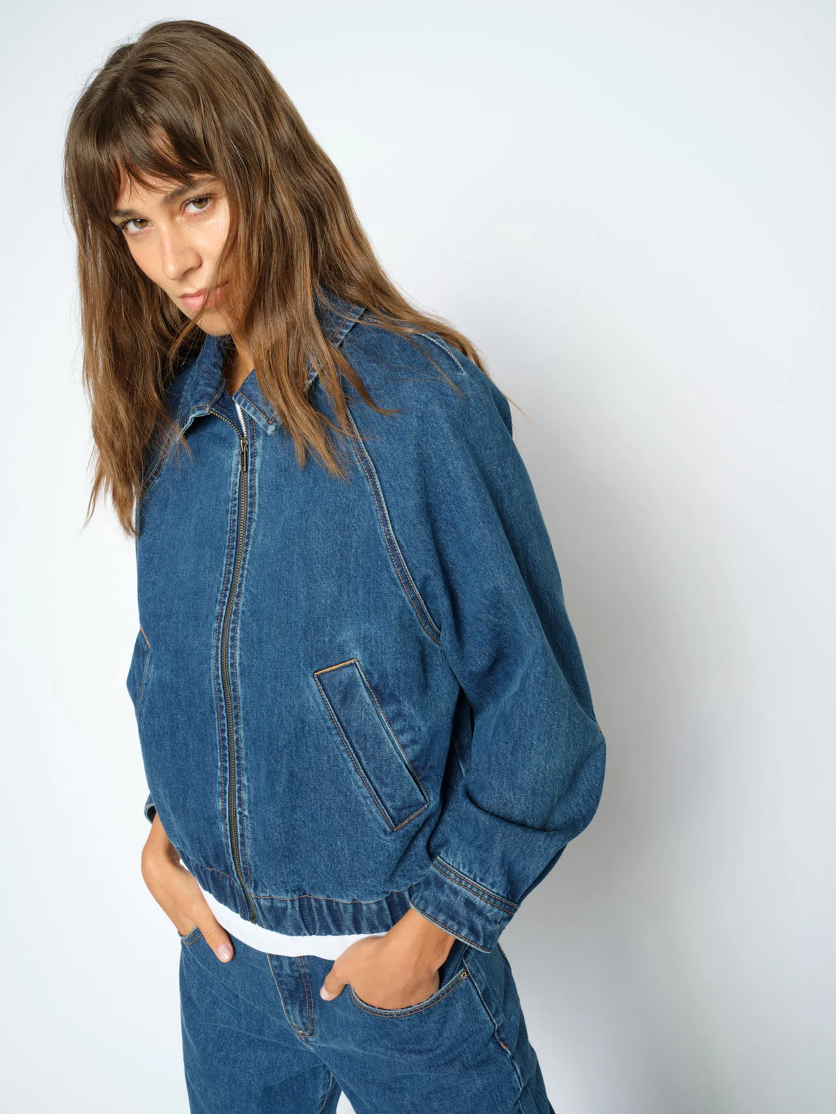 Mos Mosh | Veste en denim 'Cannen Bernat' | Bleu