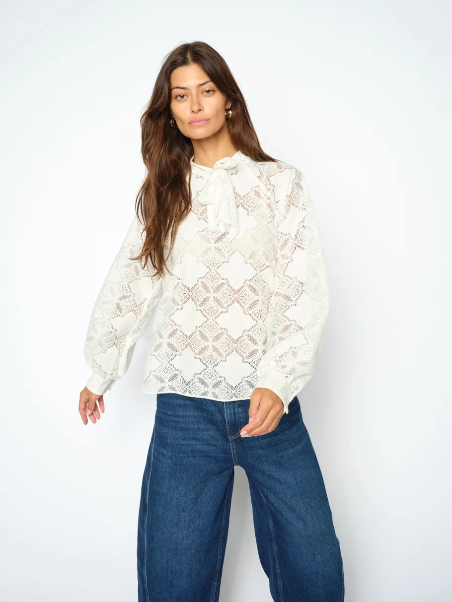 Mos Mosh | Blouse en dentelle 'Tamlyn' | Ecru