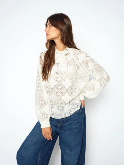 Mos Mosh | Blouse en dentelle 'Tamlyn' | Ecru