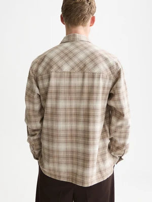 Scotch & Soda | Chemise à manches longues  "Flannel" - Brun noyer