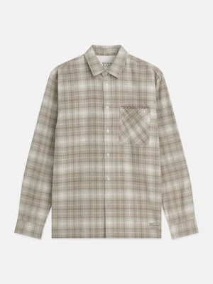Scotch & Soda | Chemise à manches longues  "Flannel" - Brun noyer
