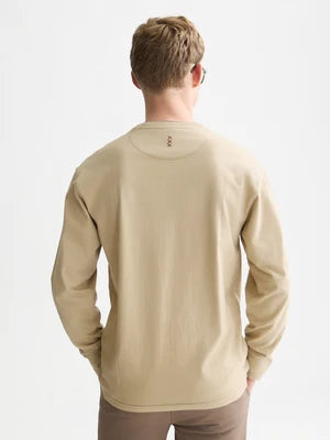 Scotch & Soda | T-Shirt à manches longues  "3 Crosses" - Beige pur