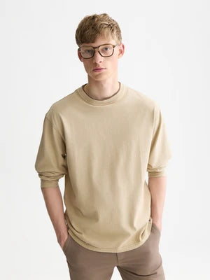 Scotch & Soda | T-Shirt à manches longues  "3 Crosses" - Beige pur
