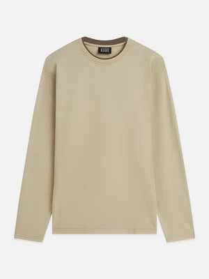 Scotch & Soda | T-Shirt à manches longues  "3 Crosses" - Beige pur