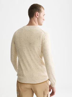 Scotch & Soda | Pull à manches longues en mélange de laine  "Neps" - Lait de poule