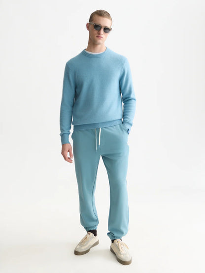 Scotch & Soda | Pull en tricot doux  "Regular" - Bleu adriatique