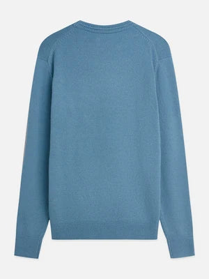 Scotch & Soda | Pull en tricot doux  "Regular" - Bleu adriatique