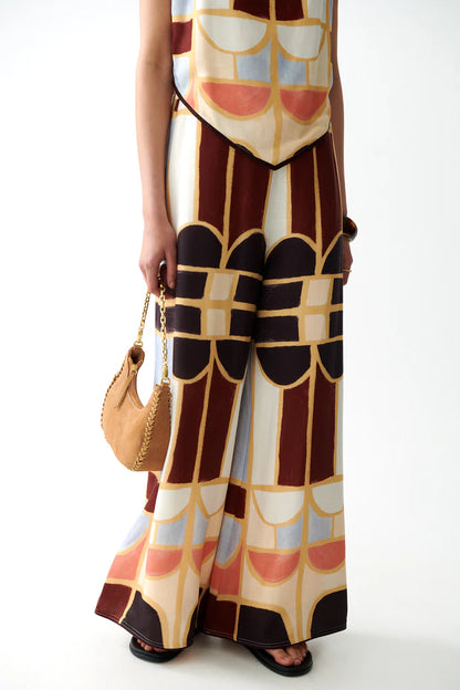 Sancia | Le pantalon Nora - Imprimé Mariella
