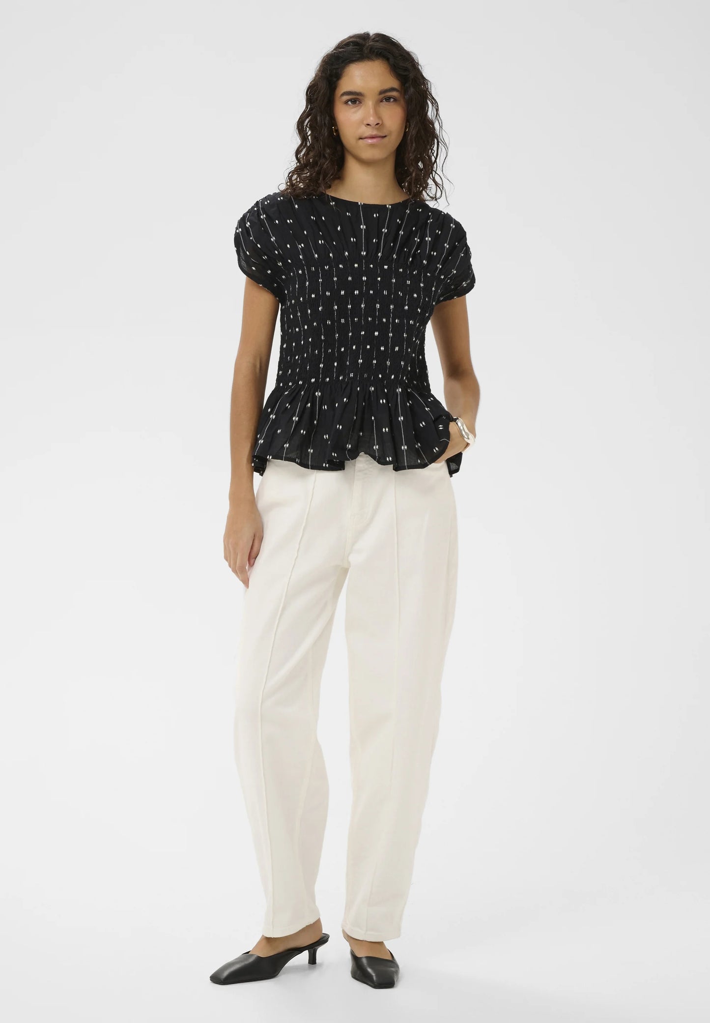 SOAKED IN LUXURY | Blouse 'Amelie'| Noir
