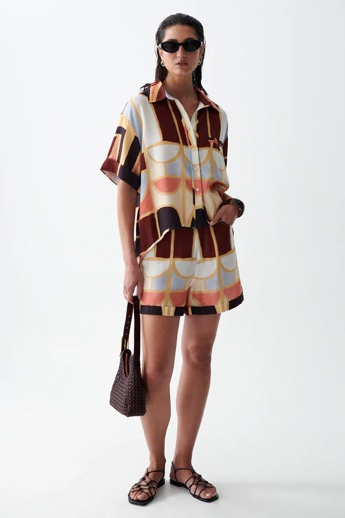 Sancia | La chemise Johanna - Imprimé Mariella
