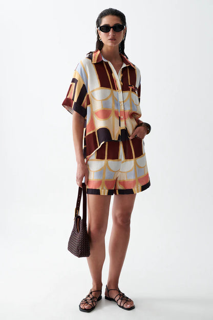Sancia | La chemise Johanna - Imprimé Mariella