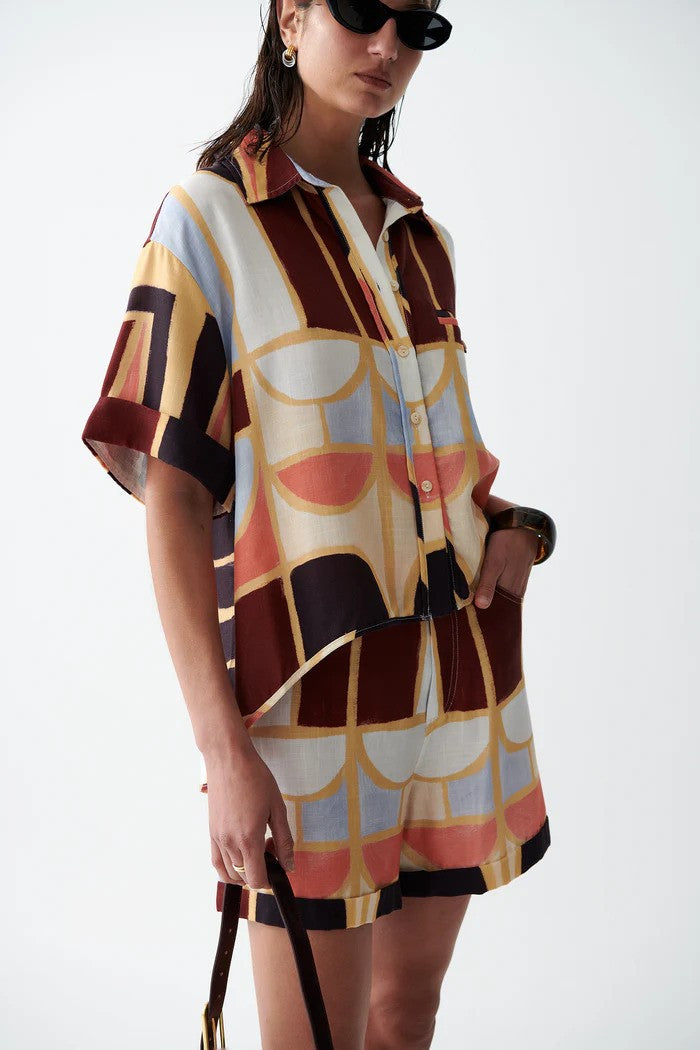 Sancia | La chemise Johanna - Imprimé Mariella