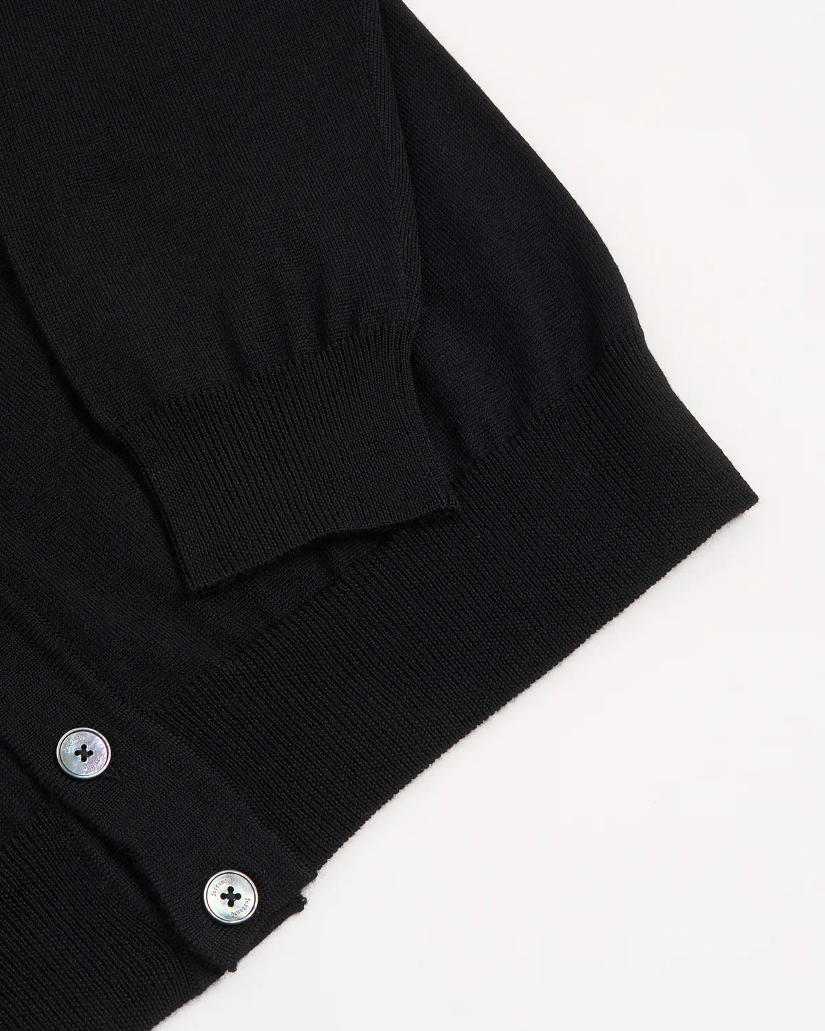 Ferrante | Cardigan en laine mérinos - Noir