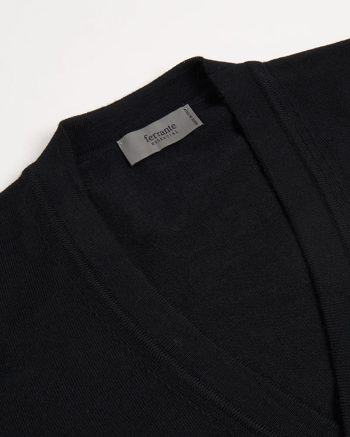 Ferrante | Cardigan en laine mérinos - Noir