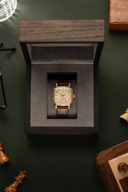 AV86 | Montre mécanique ''1954 Amalfi'' 36 mm - Or / Blanc cassé