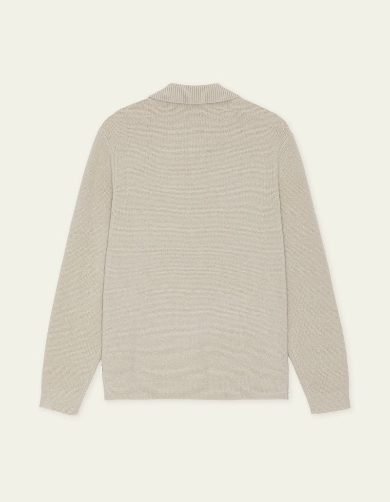 Les deux | Surchemise en tricot "Milano" - Brun sable