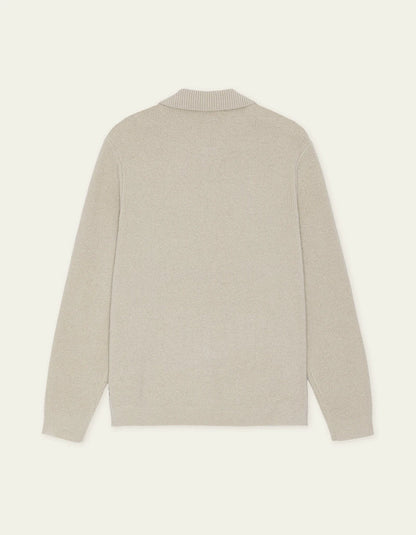 Les deux | Surchemise en tricot "Milano" - Brun sable