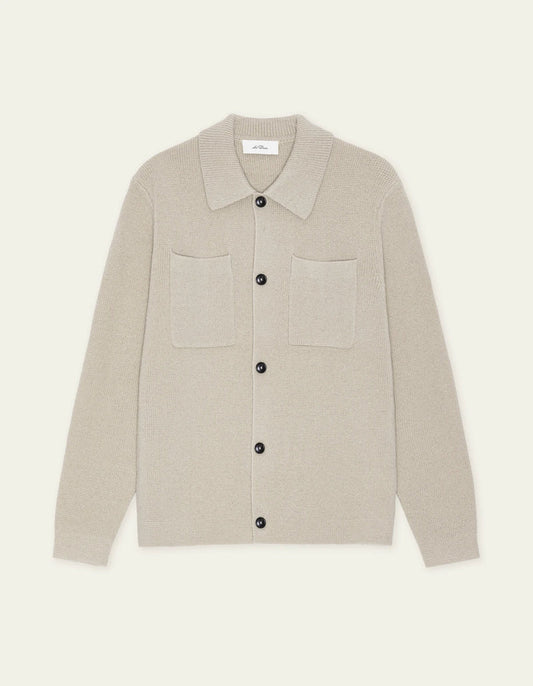 Les deux | Surchemise en tricot "Milano" - Brun sable
