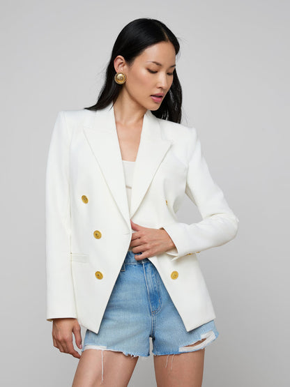 L'AGENCE| Blazer 'Kyomi' | Blanc