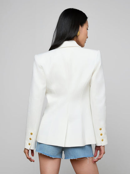 L'AGENCE| Blazer 'Kyomi' | Blanc