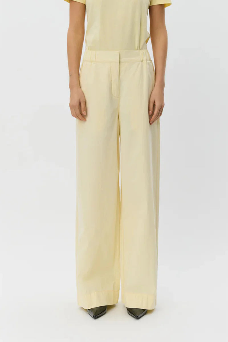 SOFIE SCHNOOR | Pantalon large "REINE" - Jaune clair