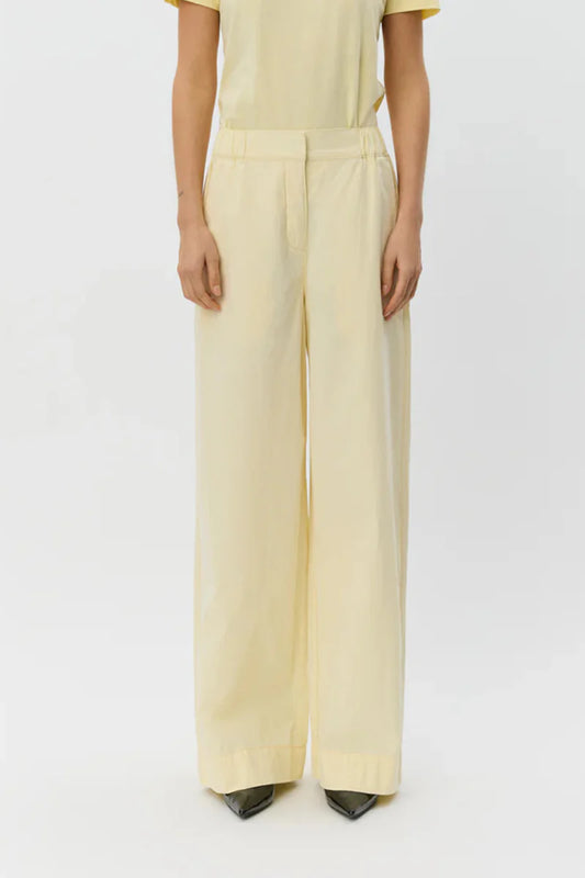 SOFIE SCHNOOR | Pantalon large "REINE" - Jaune clair