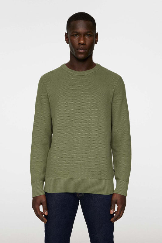J.Lindeberg | Le pull-over en coton "Arthur" - Olive