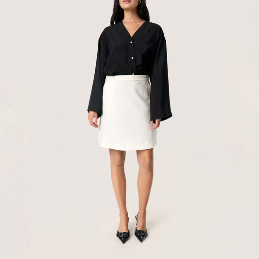 SOAKED IN LUXURY | Jupe "CORRINE" - Blanc