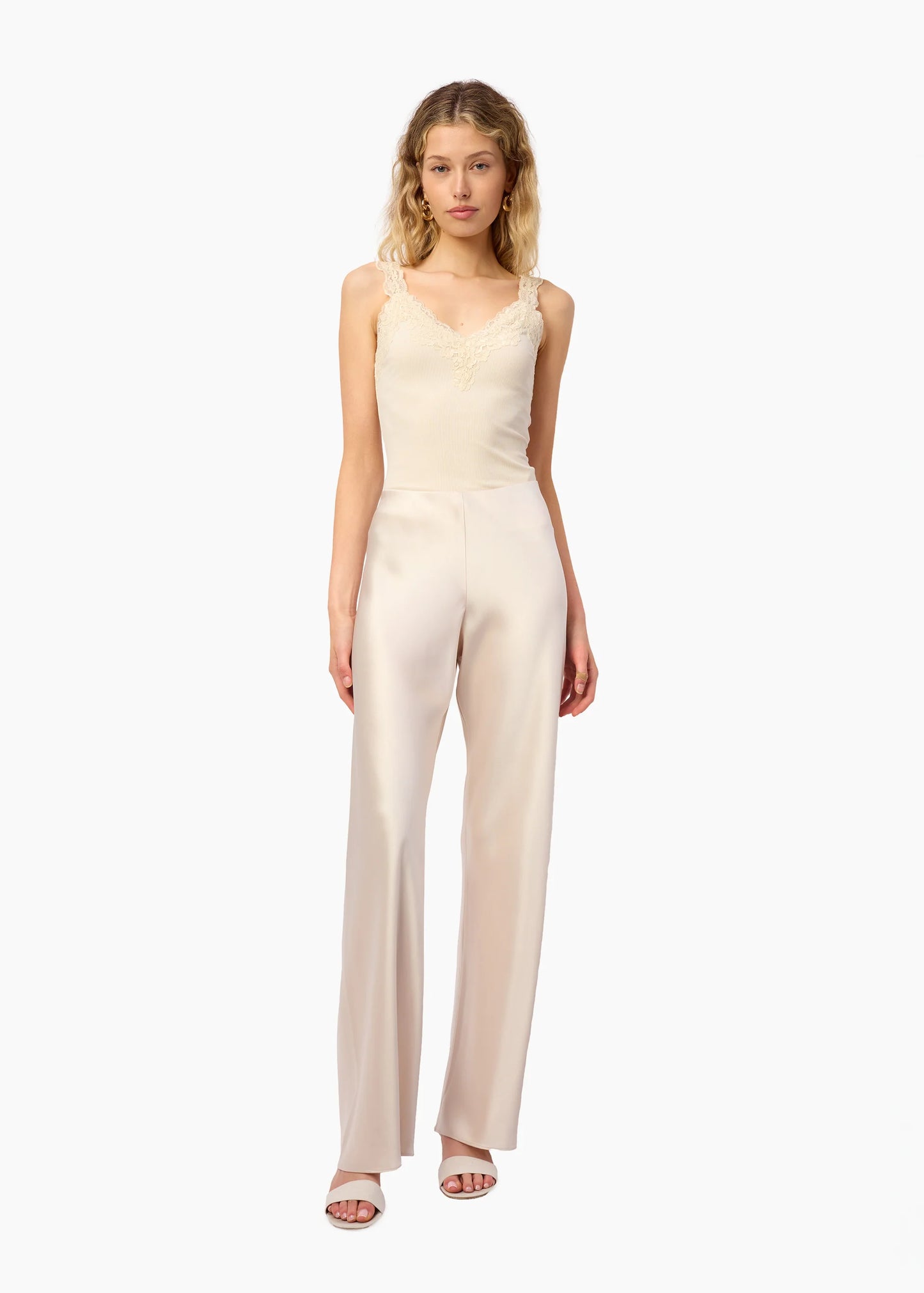 Cami NYC | Pantalon ''Bristol'' taille mi-haute - Avoine