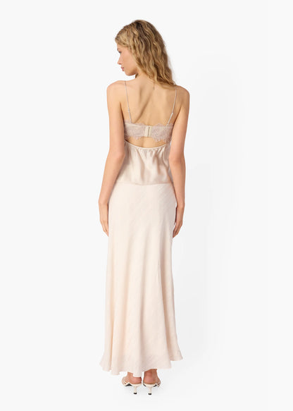 CAMI NYC | Camisole bustier en soie "Zoie"- Champagne