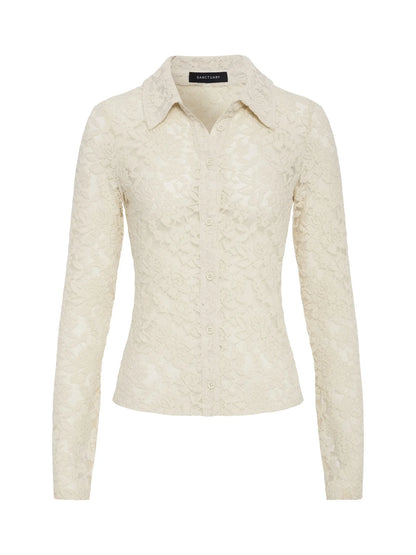 Sanctuary | Chemise en dentelle ' Dreamer' | Beige