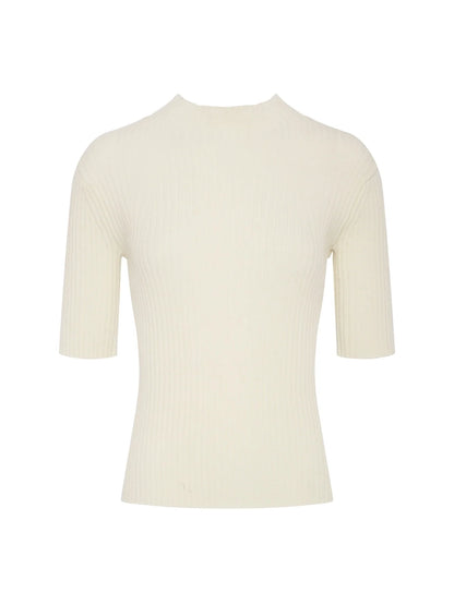 Sanctuary | Chandail à col haut  ' Ribbed' | Beige