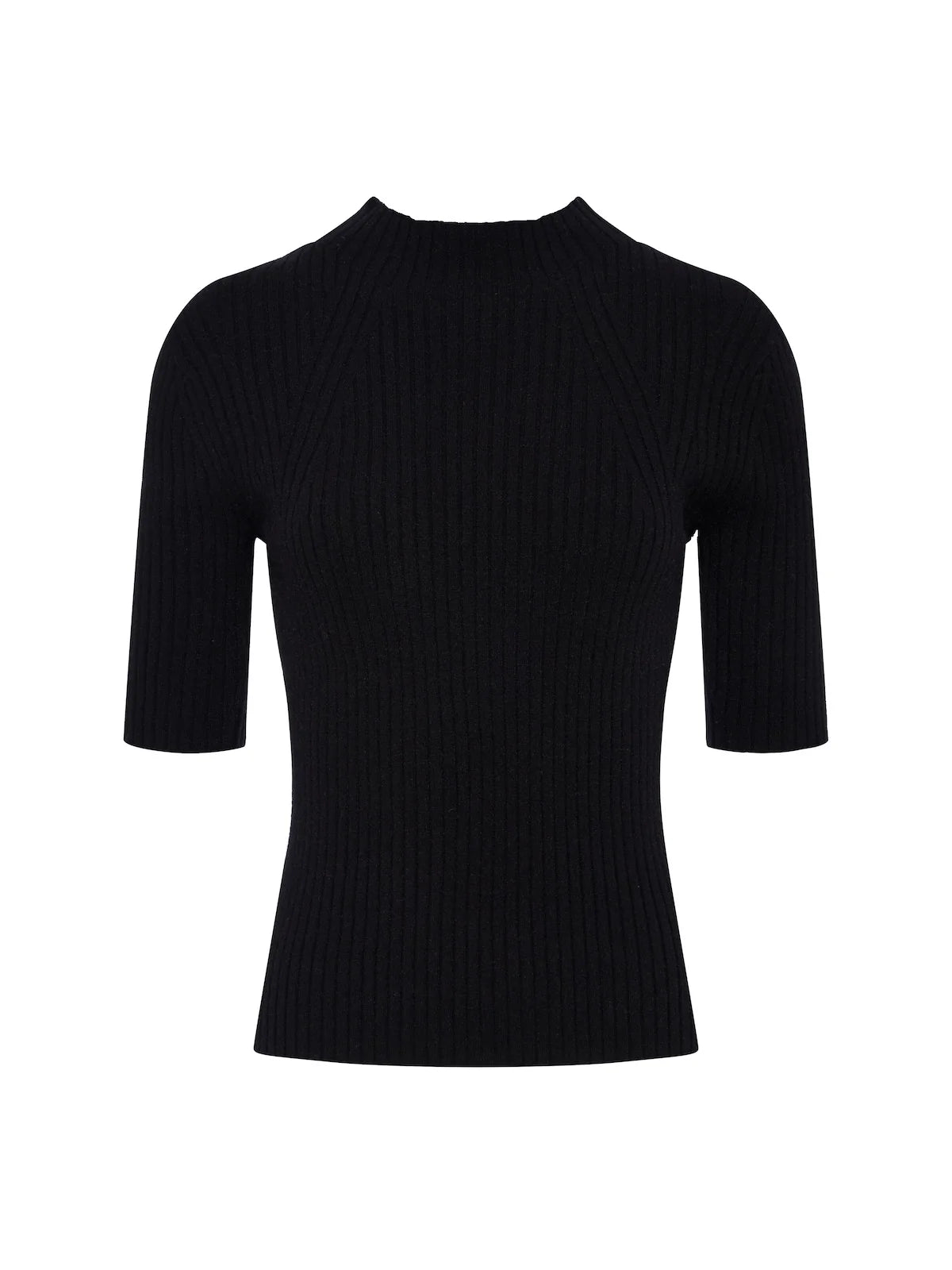 Sanctuary | Chandail à col haut  ' Ribbed' | Noir