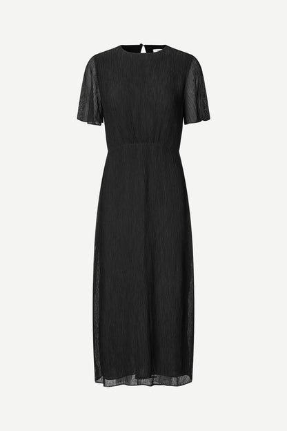 SAMSØE | La robe longue à manches courtes ''Salucindy'' - Noir