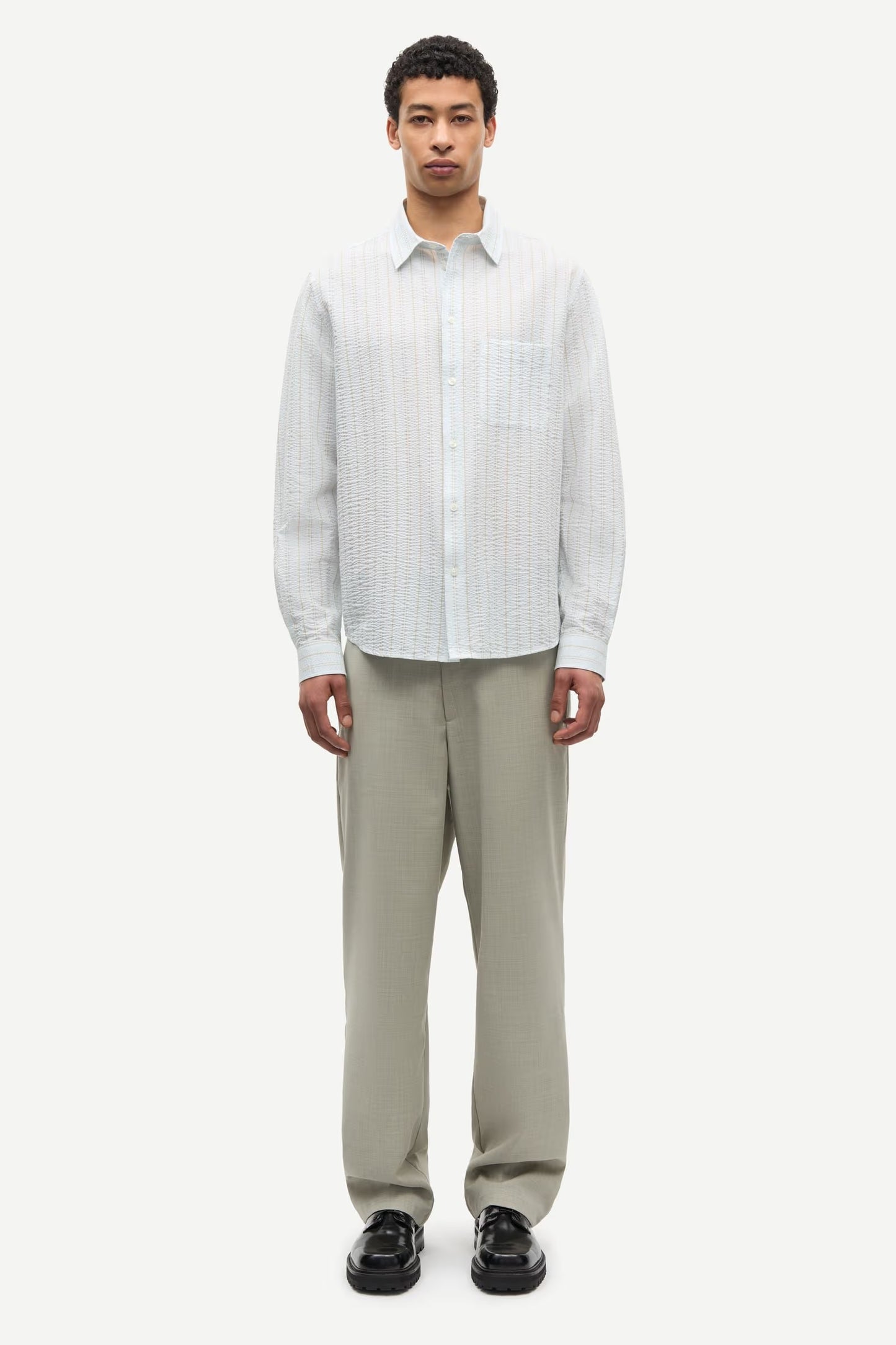 SAMSØE SAMSØE | Chemise à rayures "Saryan J" - Skywriting