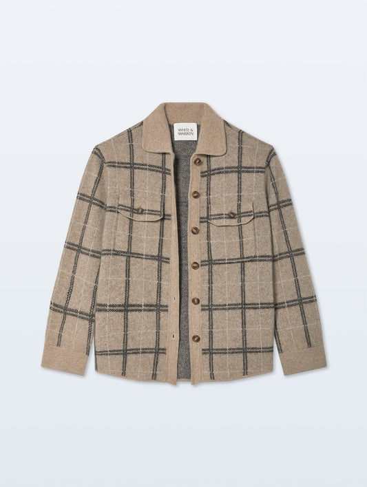 White + Warren | Surchemise en cachemire- Avoine