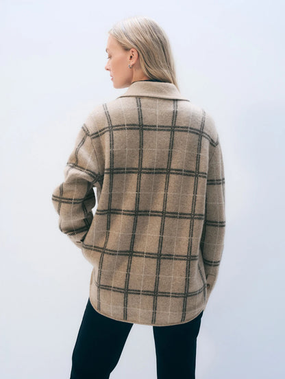 White + Warren | Surchemise en cachemire- Avoine