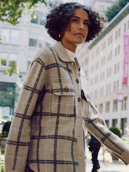 White + Warren | Surchemise en cachemire- Avoine