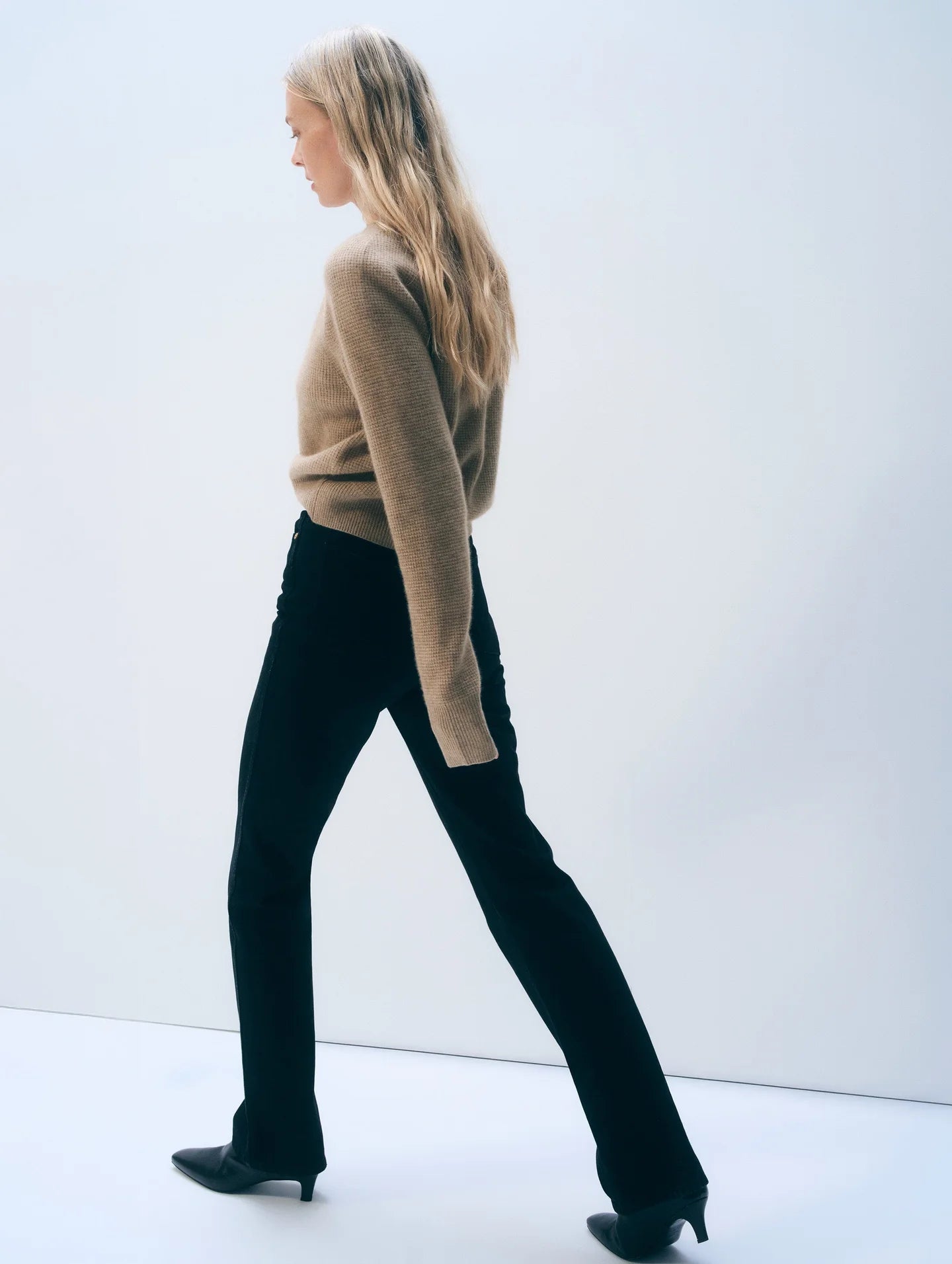 White + Warren | Cardigan en cachemire gaufré - Taupe