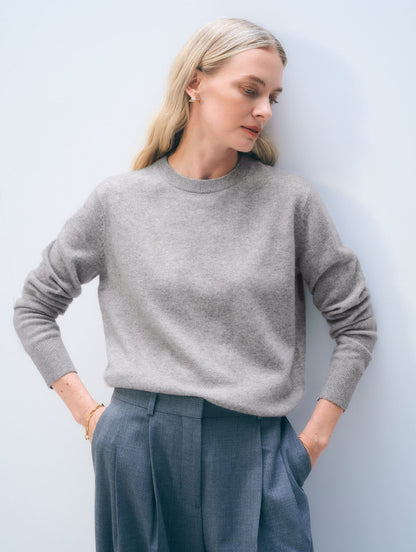WHITE & WARREN | Pull en cachemire | Gris
