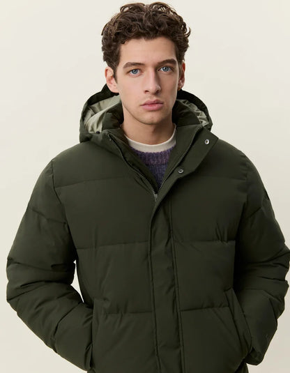 Les deux | Manteau "Puffer" - Vert résine