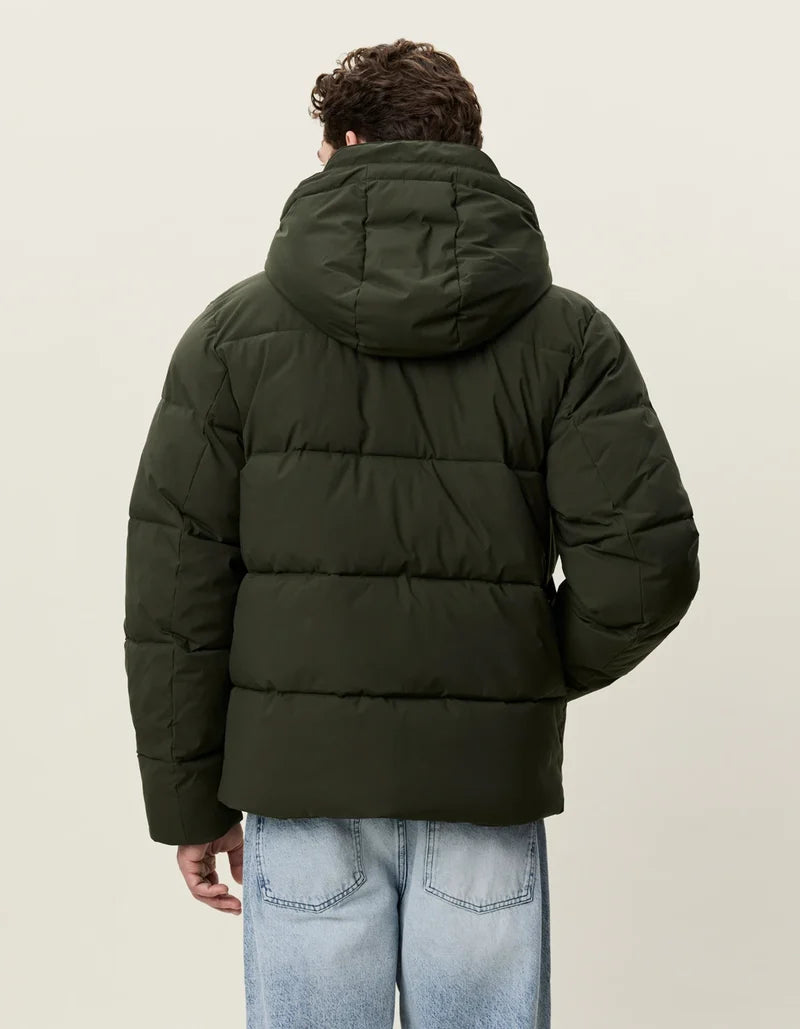 Les deux | Manteau "Puffer" - Vert résine