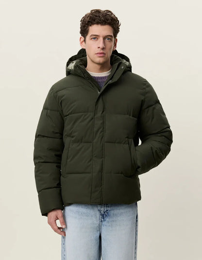 Les deux | Manteau "Puffer" - Vert résine