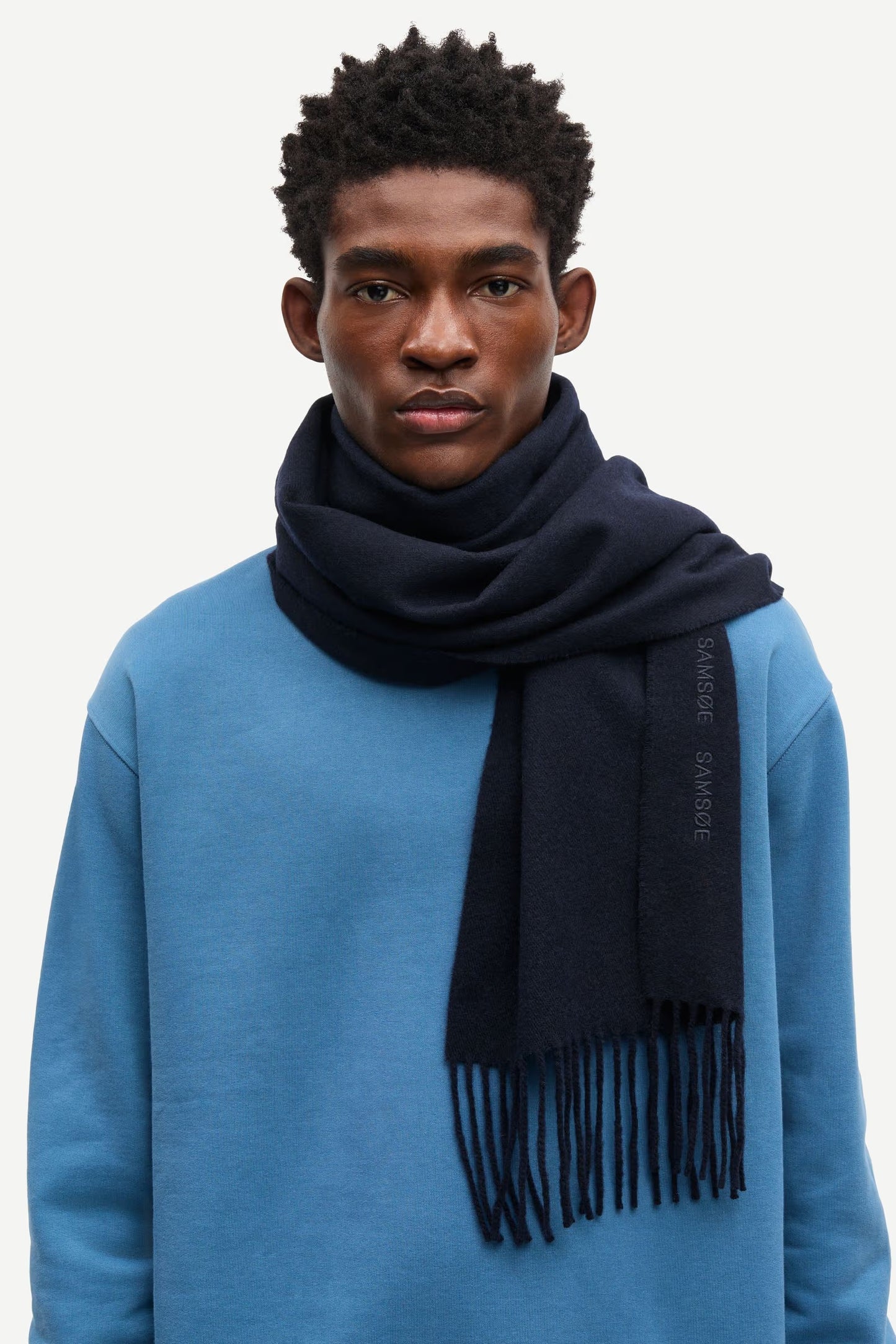 SAMSØE SAMSØE | Foulard "Sajolly" - Bleu marine