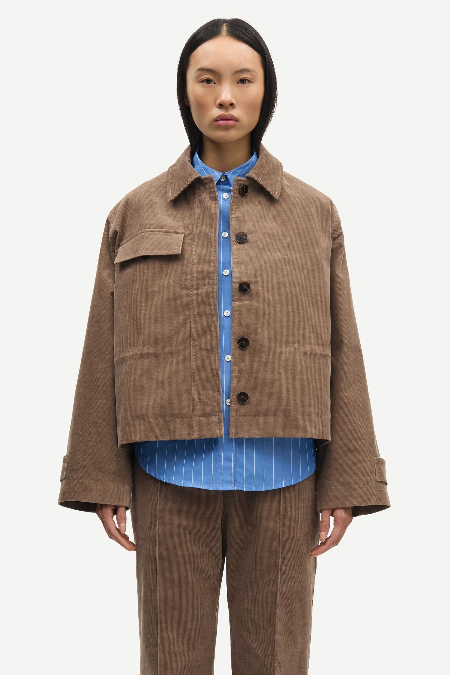 SAMSØE | Veste "Salixa" - Taupe