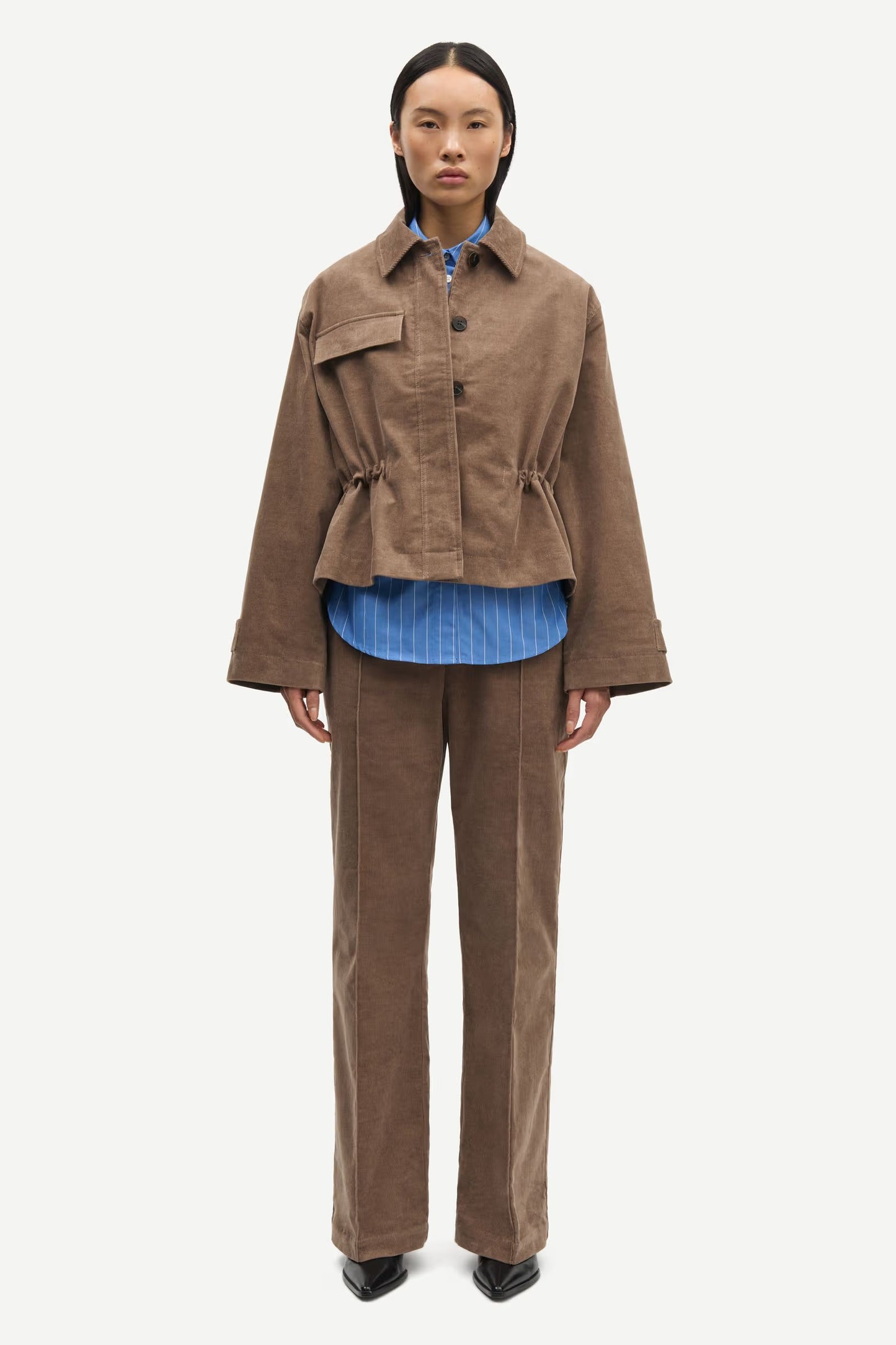 SAMSØE | Veste "Salixa" - Taupe