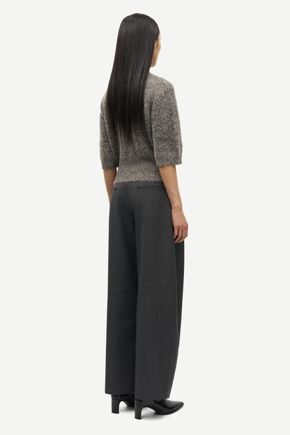 SAMSØE | Cardigan manches courts "SAKELSIE"- Brun/ gris