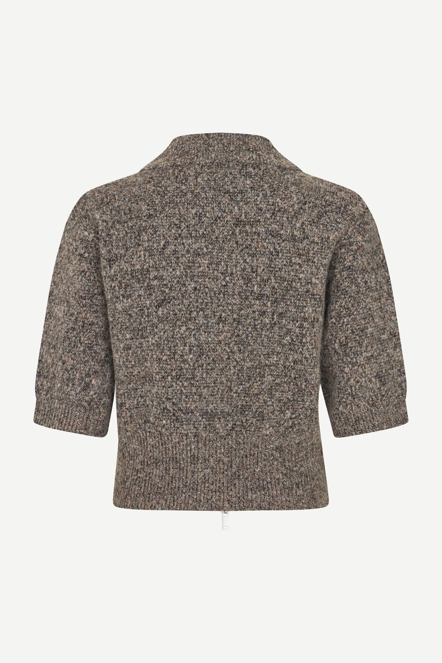 SAMSØE | Cardigan manches courts "SAKELSIE"- Brun/ gris