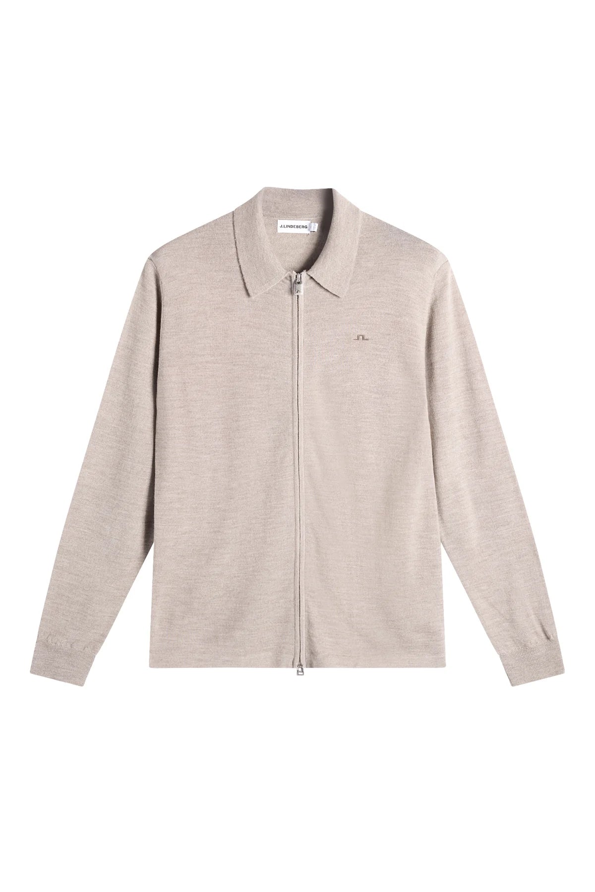 J.Lindeberg | Cardigan en laine merino "Kaleb" - Brun