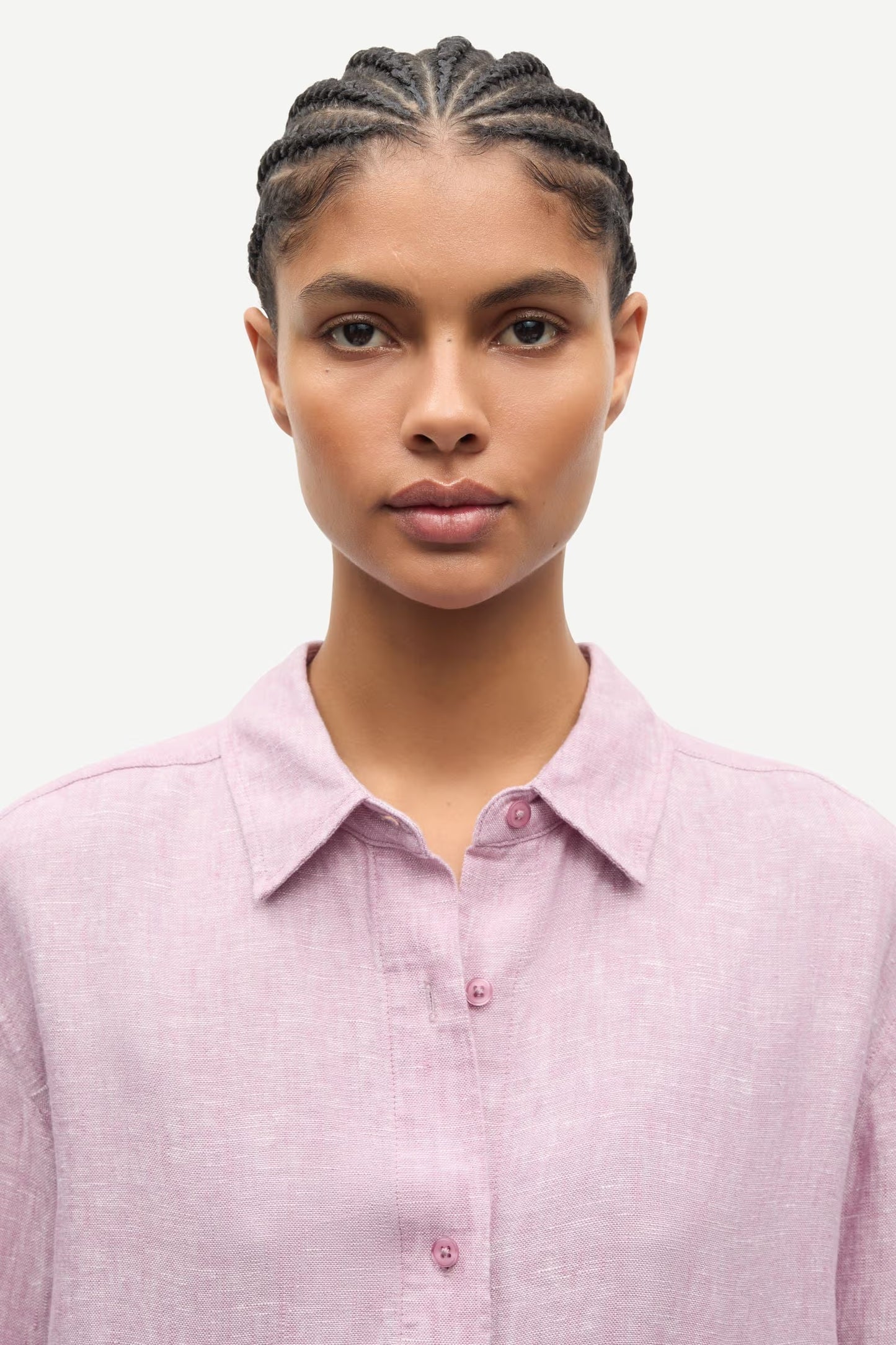 SAMSØE | Chemise en lin "Saloves" - Orchid
